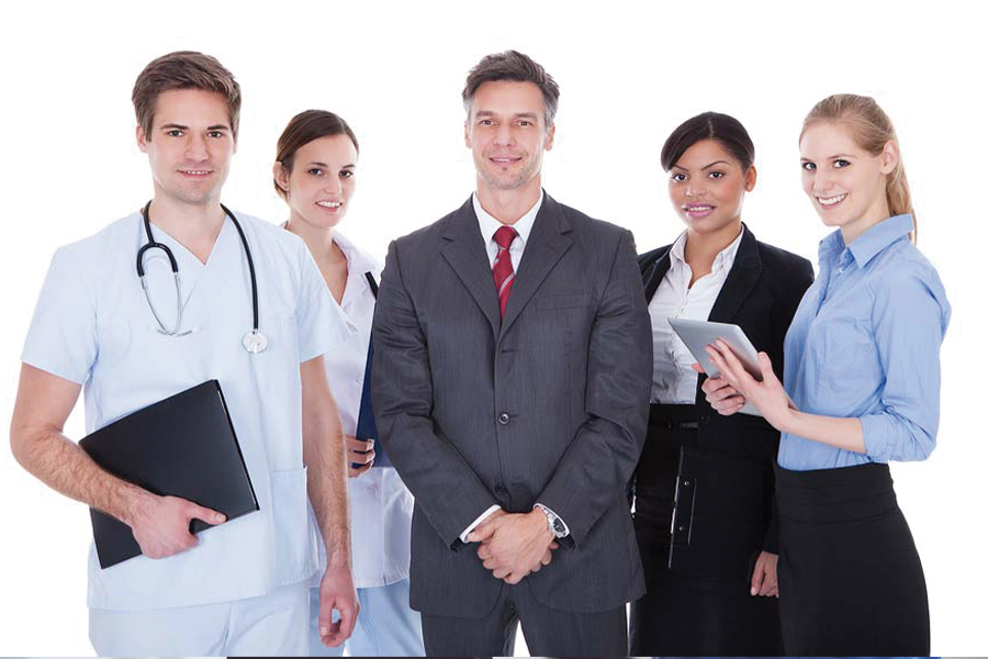 empresarios y médicos